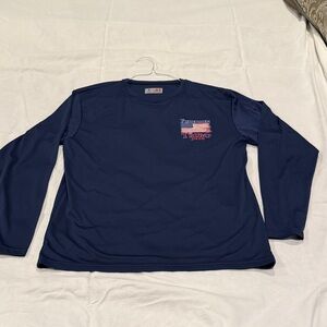 Navy Long Sleeve Performance Shirt